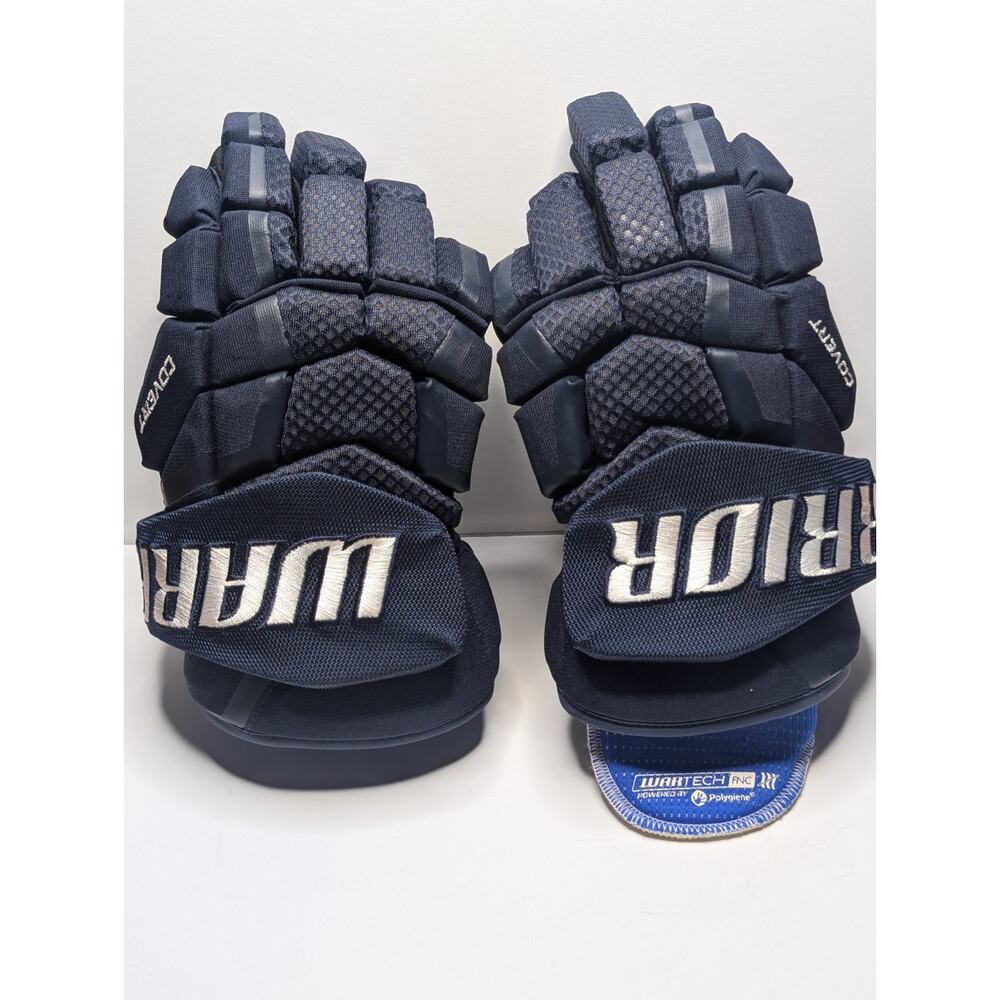 Warrior Covert QRL3 Senior Hockey Gloves 13” Navy SR Ice Gloves Pair
